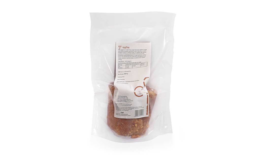 Conscious Food Jaggery Gur Natural    Pack  925 grams